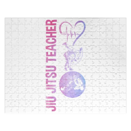 Brazilian Jiu Jitsu MMA Bjj Hugger Jigsaw Puzzles