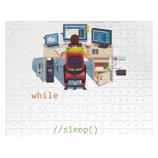 Computer Science Python Programmer Eat Code Sleep Jigsaw Puzzles