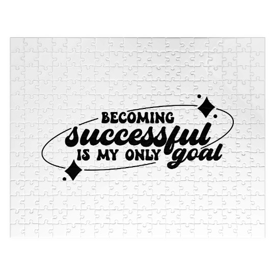 Affirmation Quote for Success Becoming Successful Jigsaw Puzzles