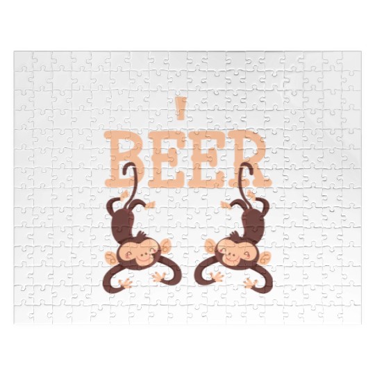 Ape Chimpanzee Funny Silly Jigsaw Puzzles