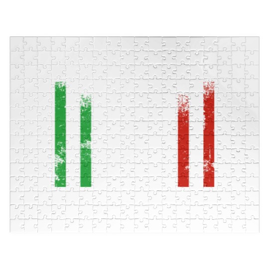 Surrounded By Stunads Italian Pride Italy Flag Jigsaw Puzzles