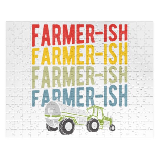 Farmer-ish Farming Agriculture Cowboy Jigsaw Puzzles