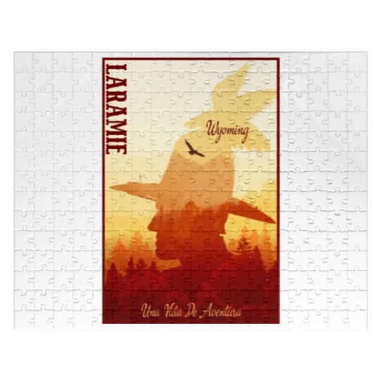 Laramie Wyoming wild west town Jigsaw Puzzles