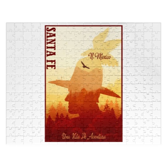 Santa Fe New Mexico wild west town Jigsaw Puzzles