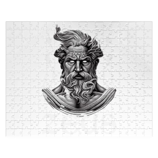 Zeus God Lightning Greek Mythology Jigsaw Puzzles