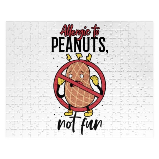 Allergic To Peanuts Not Fun Peanut Allergic Jigsaw Puzzles