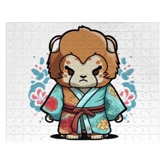 Lion kimono Jigsaw Puzzles