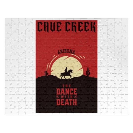 Cave Creek Arizonna wild west town Jigsaw Puzzles