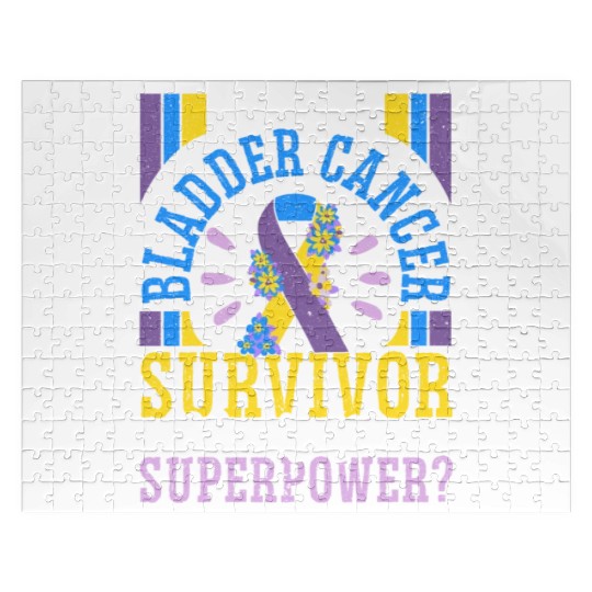 Bladder Cancer Survivor Bladder Cancer Awareness Jigsaw Puzzles
