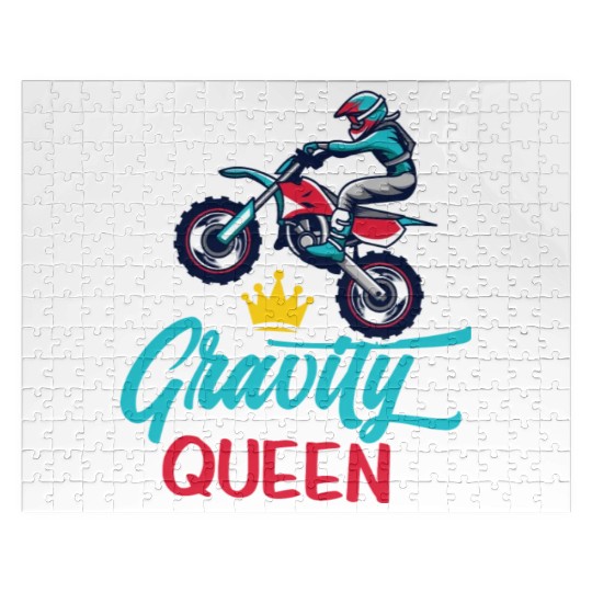 Motocross Gravity Queen Jigsaw Puzzles