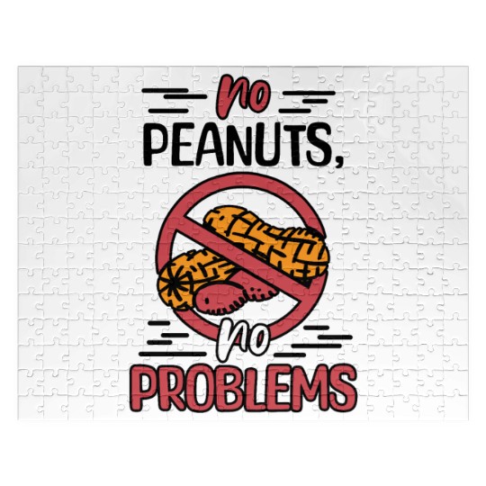 No Peanuts No Problems Peanut Allergic Jigsaw Puzzles