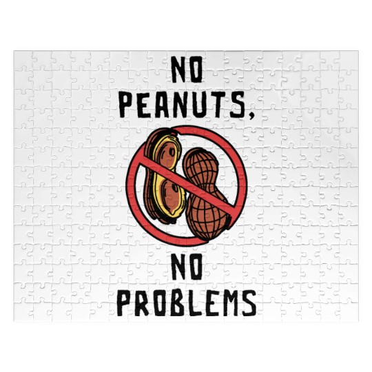 No Peanuts No Problems Peanut Allergic Jigsaw Puzzles