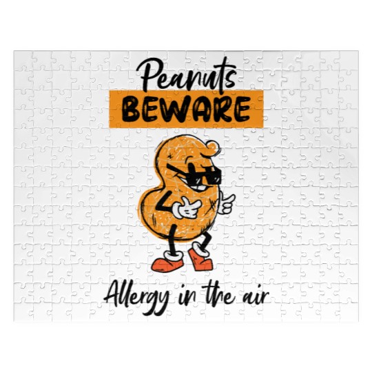 Peanuts Beware Allergy In The Air Peanut Allergic Jigsaw Puzzles
