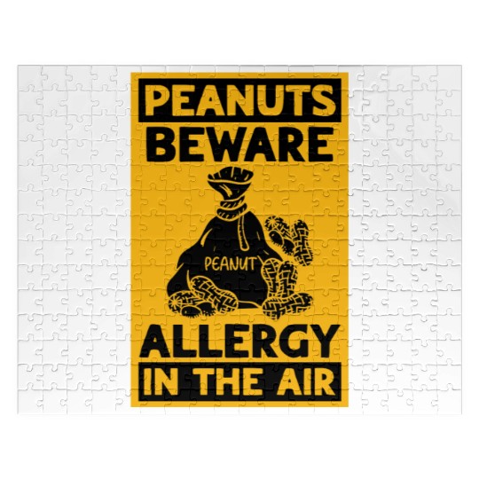 Peanuts Beware Allergy In The Air Peanut Allergic Jigsaw Puzzles