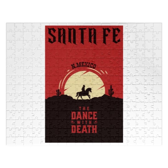 Santa Fe New Mexico wild west town Jigsaw Puzzles