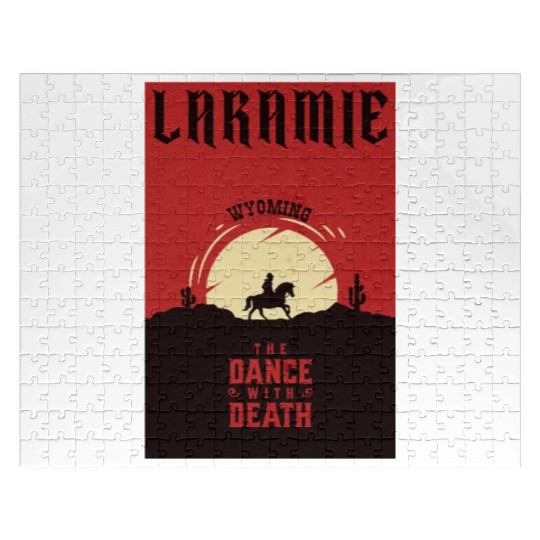 Laramie Wyoming wild west town Jigsaw Puzzles