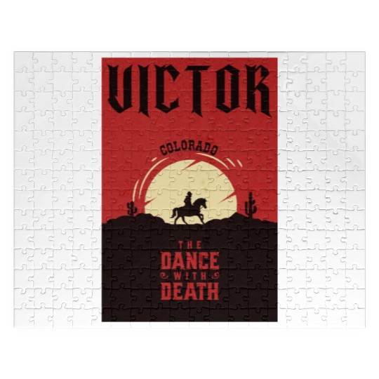 Victor Colorado wild west town Jigsaw Puzzles