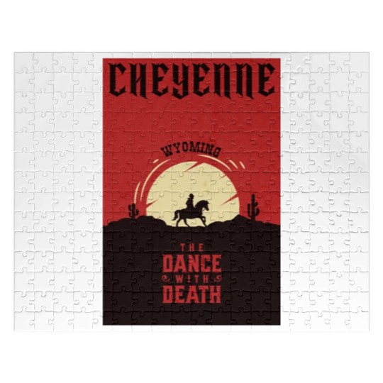 Cheyenne Wyoming wild west town Jigsaw Puzzles