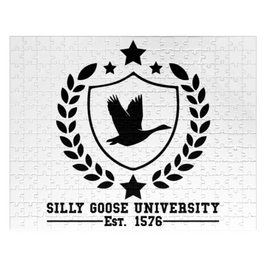 Silly Goose University Established 1576 Goose Jigsaw Puzzles