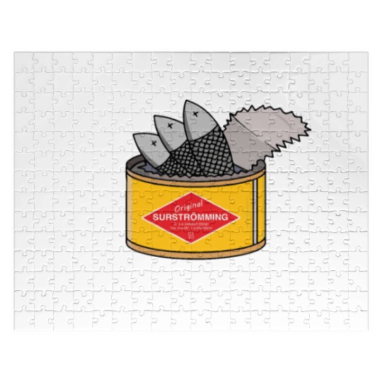 I Survived Surstromming Swedish Food Surstrommings Jigsaw Puzzles