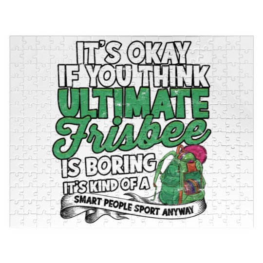 Ultimate Frisbee Importanter Disc Golf Ultimate Jigsaw Puzzles