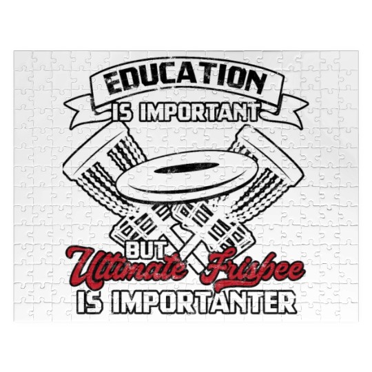 Ultimate Frisbee Importanter Disc Golf Ultimate Jigsaw Puzzles