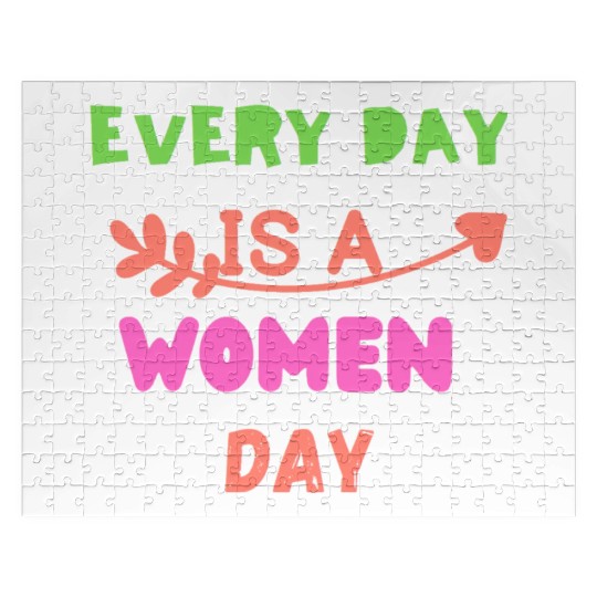 Embrace Equity Happy Women's DaY Jigsaw Puzzles