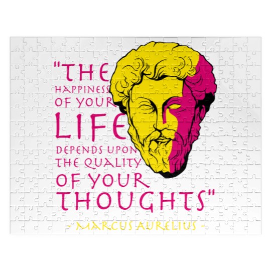 Marcus Aurelius Stoic Philosophy Quote Jigsaw Puzzles