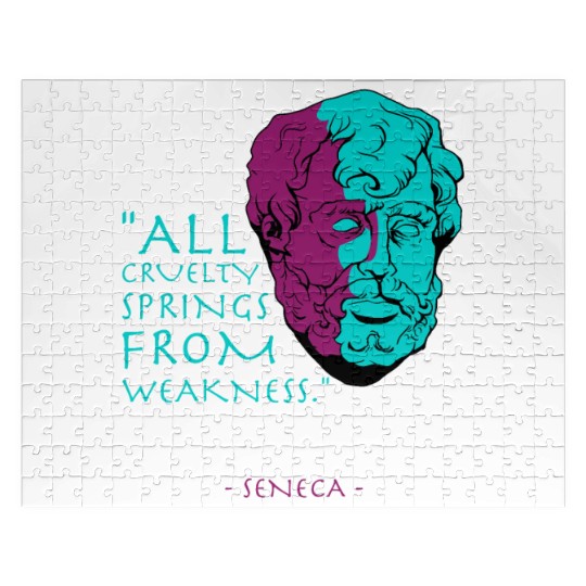 Seneca Stoic Philosophy Quote Jigsaw Puzzles