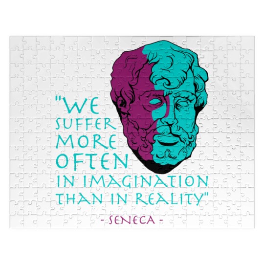 Seneca Stoic Philosophy Quote Jigsaw Puzzles