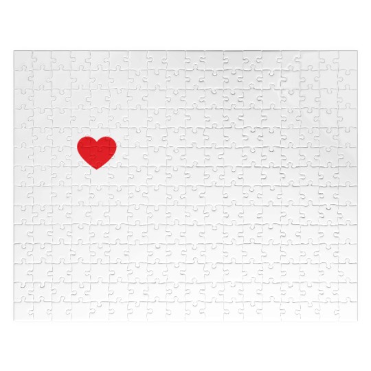 Love Hot Pizza Is My Valentine Jigsaw Puzzles