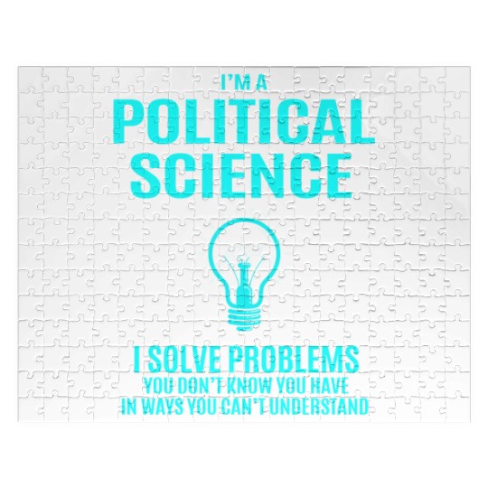 Political Science Jigsaw Puzzles - I Solve Problems Gift