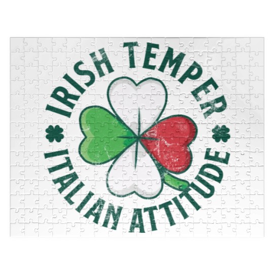 Irish Temper Italian Attitude Jigsaw Puzzles