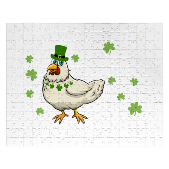 Rub My Cock For Good Luck St Patrick's Day Jigsaw Puzzles