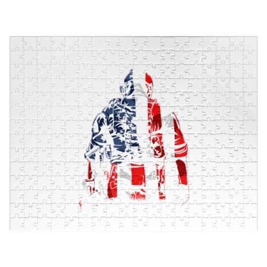 Patriotic Veteran USA Flag American Memorial Day Jigsaw Puzzles