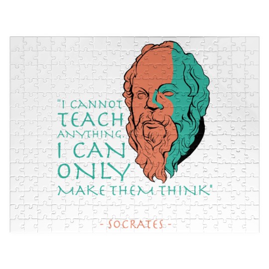 Socrates Stoic Philosophy Quote Jigsaw Puzzles