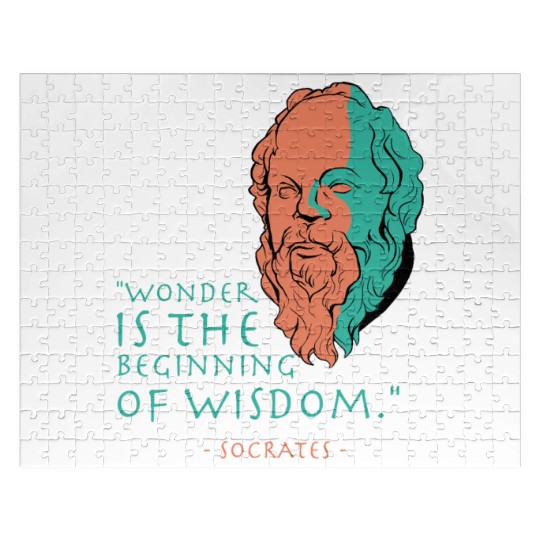 Socrates Stoic Philosophy Quote Jigsaw Puzzles
