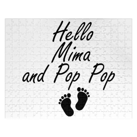 Hello Mima and Pop Pop Grandparents Baby, New Jigsaw Puzzles