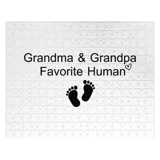 Grandma & Grandpa Favorite Human Grandparents Jigsaw Puzzles