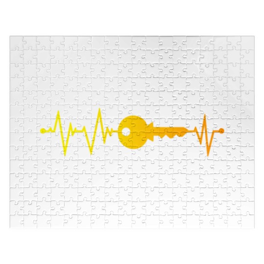 Great Key Heartbeat Jigsaw Puzzles