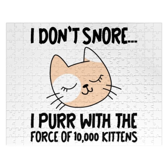 I Purr With The Force Of 10,000 Kittens 1 Jigsaw Puzzles