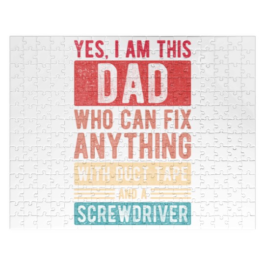I am this dad fix anyding Father's Day Papa gift Jigsaw Puzzles
