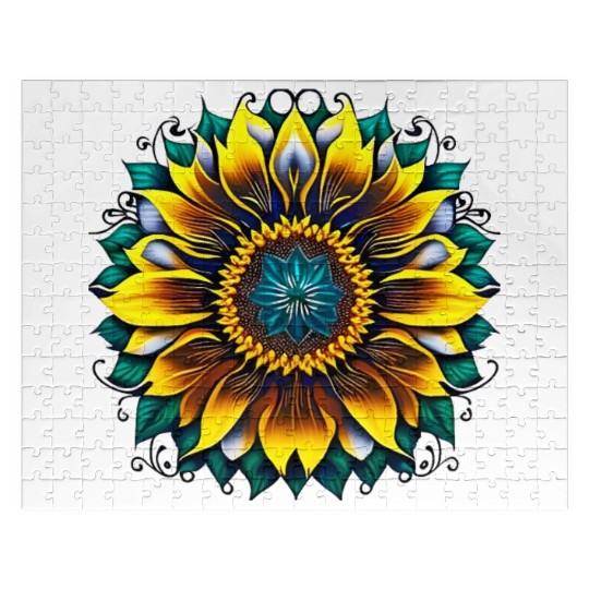 Beautiful Sunflower Flower Jigsaw Puzzles