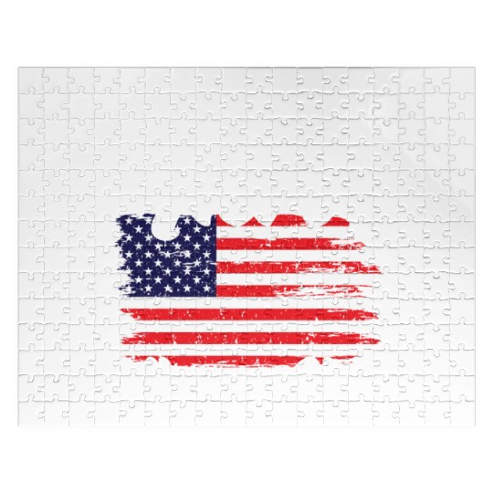 Once A Hero Always A Hero USA Flag Memorial Day Jigsaw Puzzles