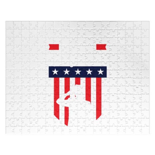 Once A Hero Always A Hero USA Flag Memorial Day Jigsaw Puzzles