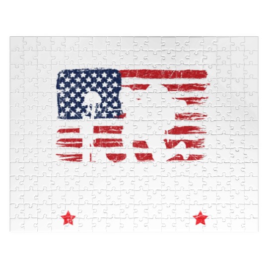 Never Forget Freedom Is Not Free USA Memorial Day Jigsaw Puzzles