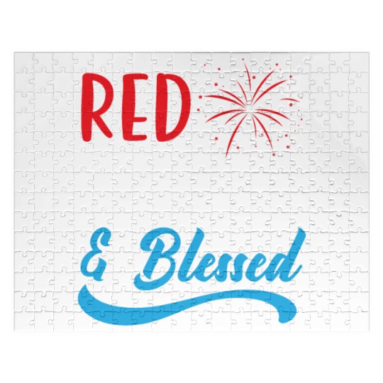 Patriotic America USA Flag 4th Of July American Jigsaw Puzzles