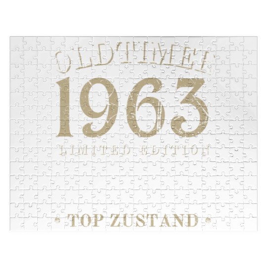 60th Birthday Vintage 1963 Jigsaw Puzzles