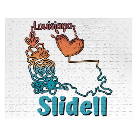 I love my home town Slidell Louisiana Jigsaw Puzzles