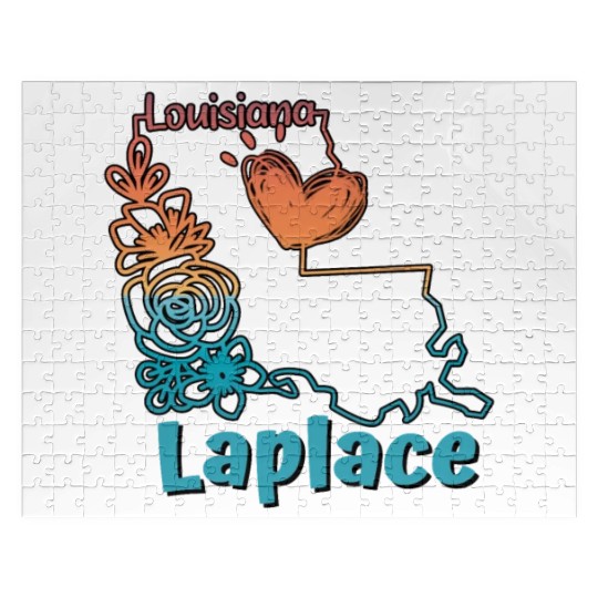 I love my home town Laplace Louisiana Jigsaw Puzzles